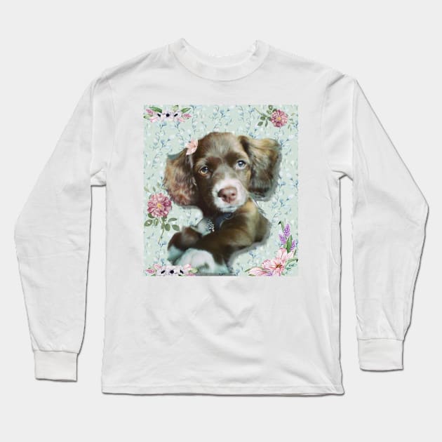 dog Long Sleeve T-Shirt by shirleyt21